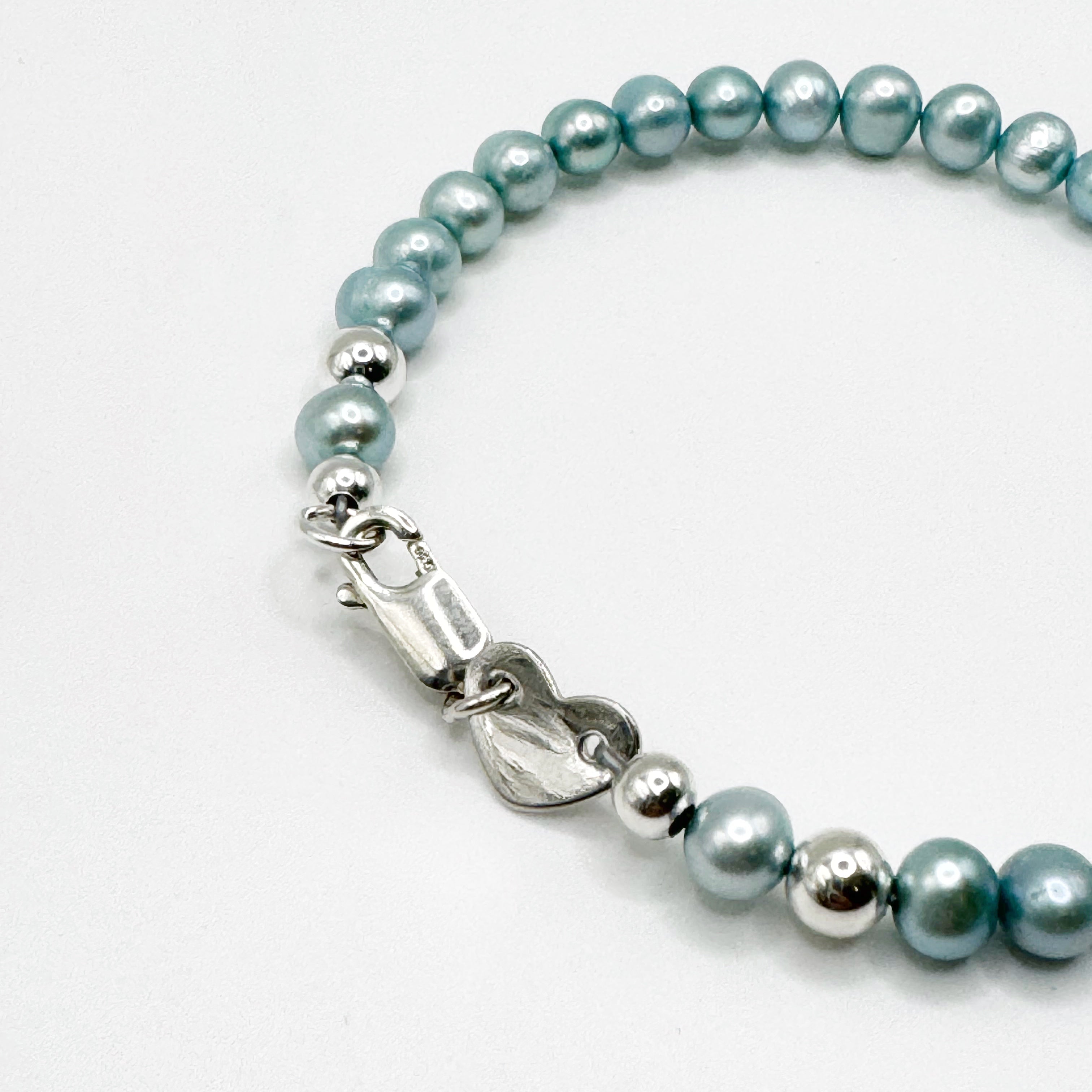 Baby Blue Pearl Bracelet