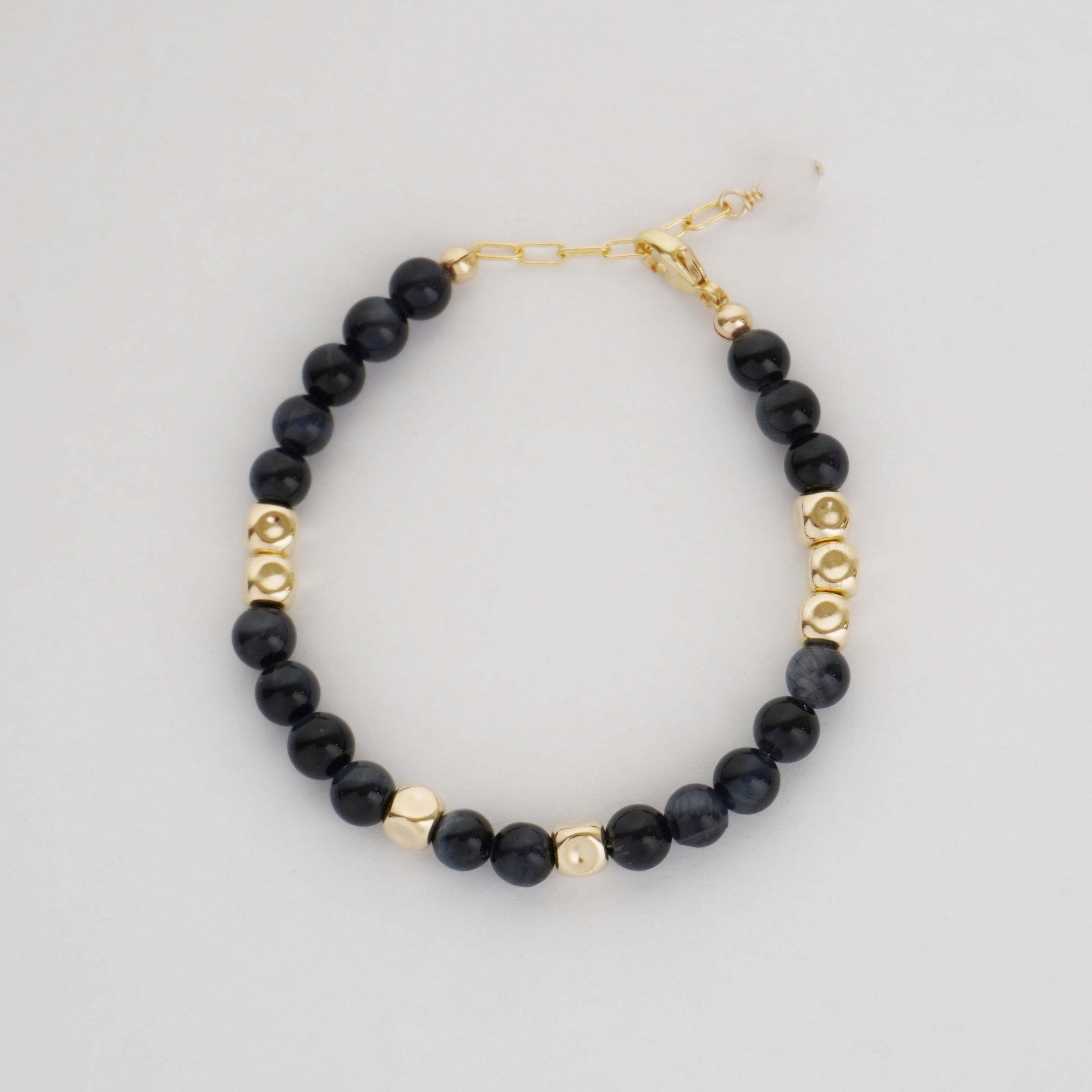 Night Call Bracelet - Blue Tiger Eye or Malachite