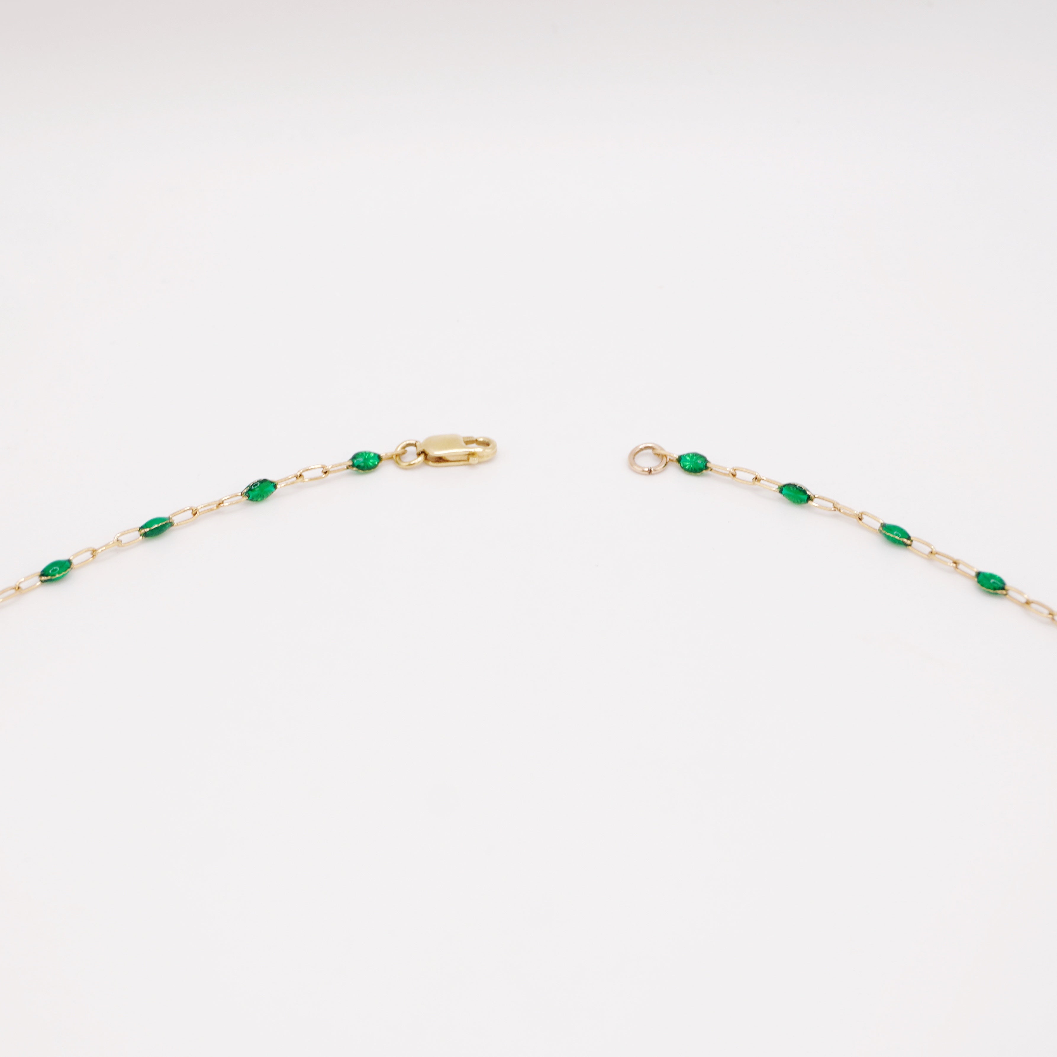 Ripple Enamel Necklace