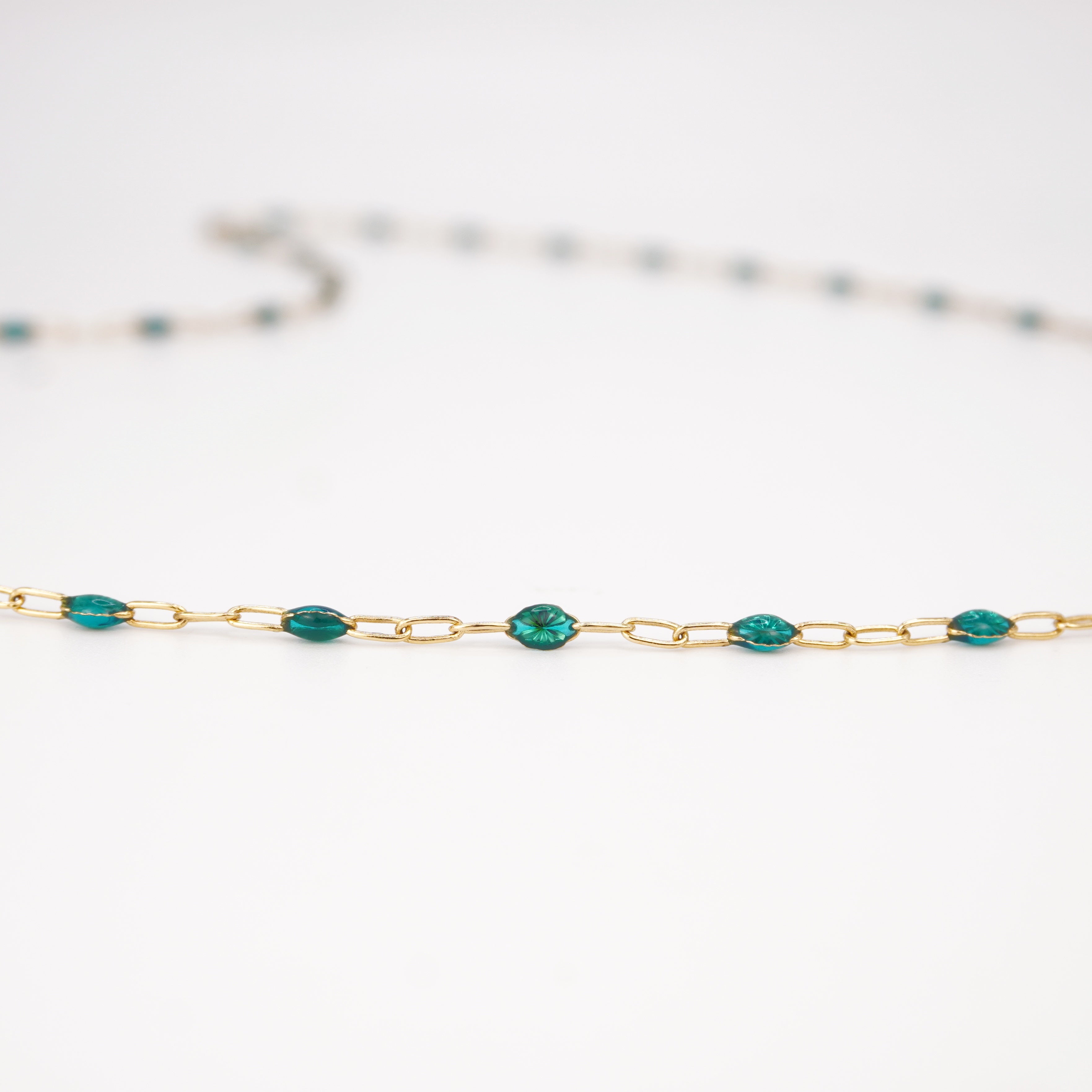 Ripple Enamel Necklace