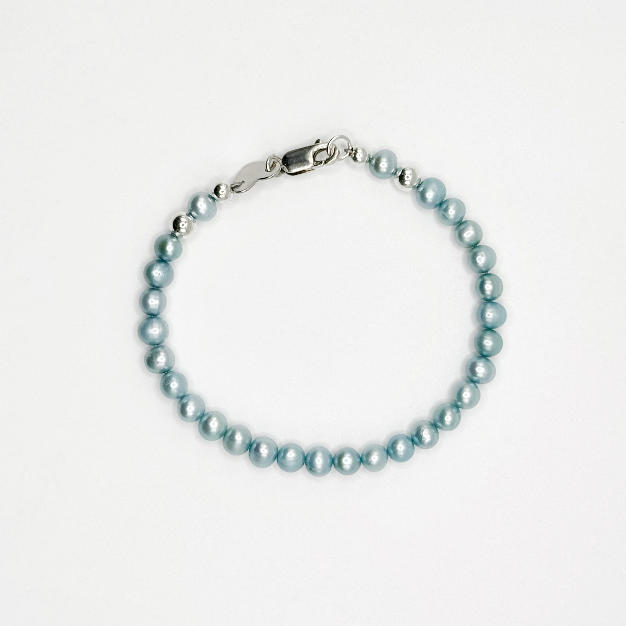 Baby Blue Pearl Bracelet